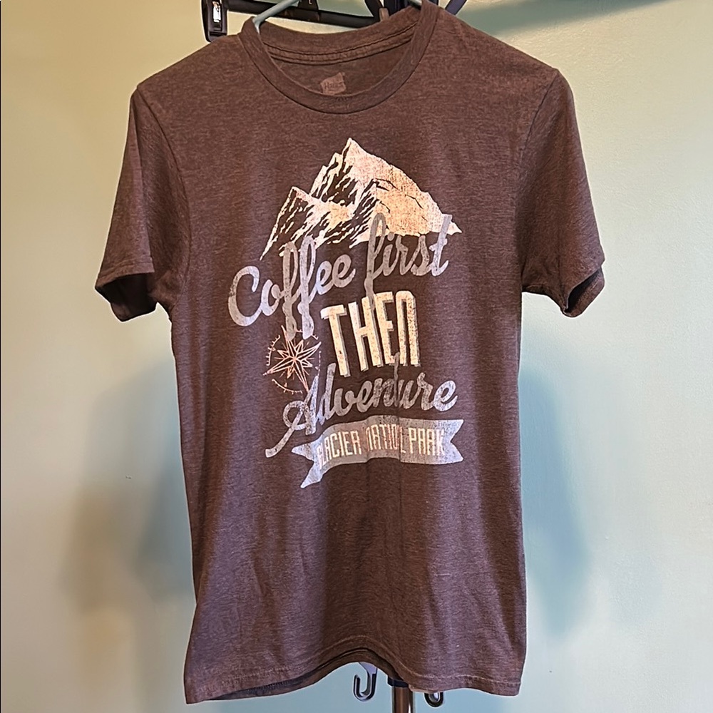 Hanes Gray Short Sleeve Tee Soft Cotton Blend